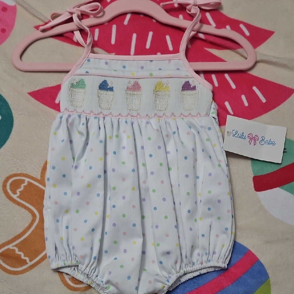 Colorful SnowBall Baby Romper
